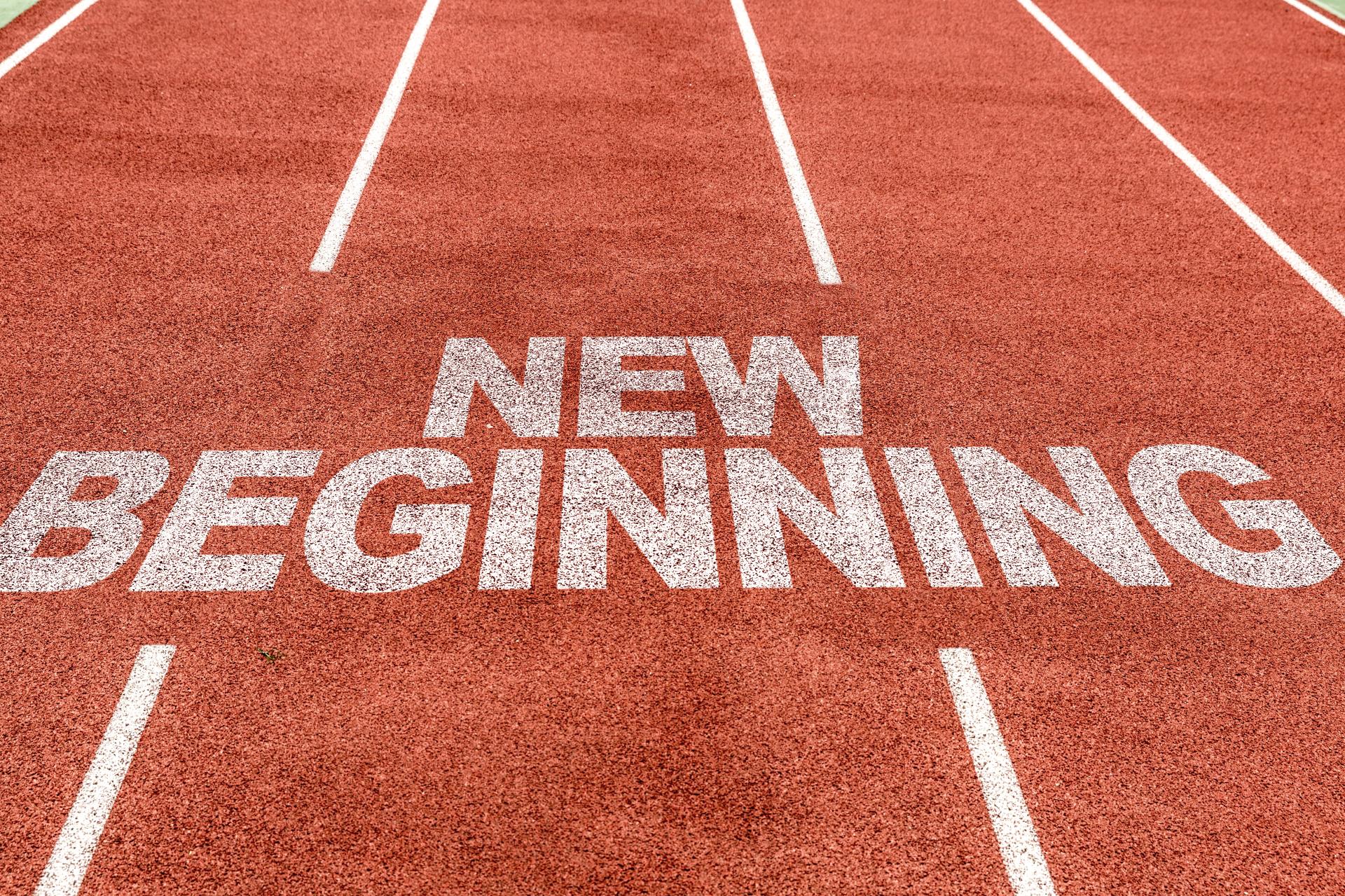 New Beginning on Race Track