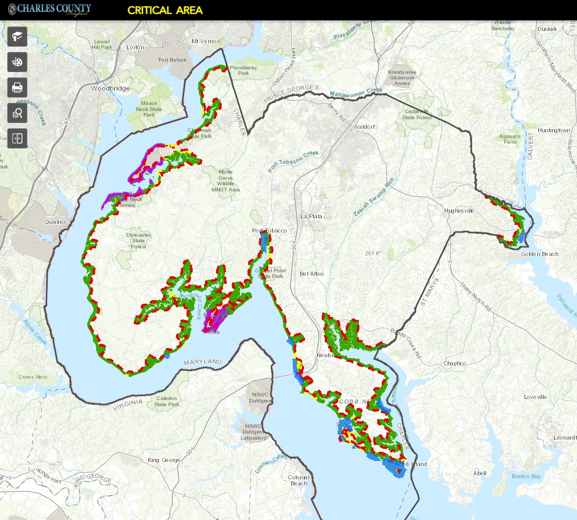 Critical Area Map Thumbnail 2023