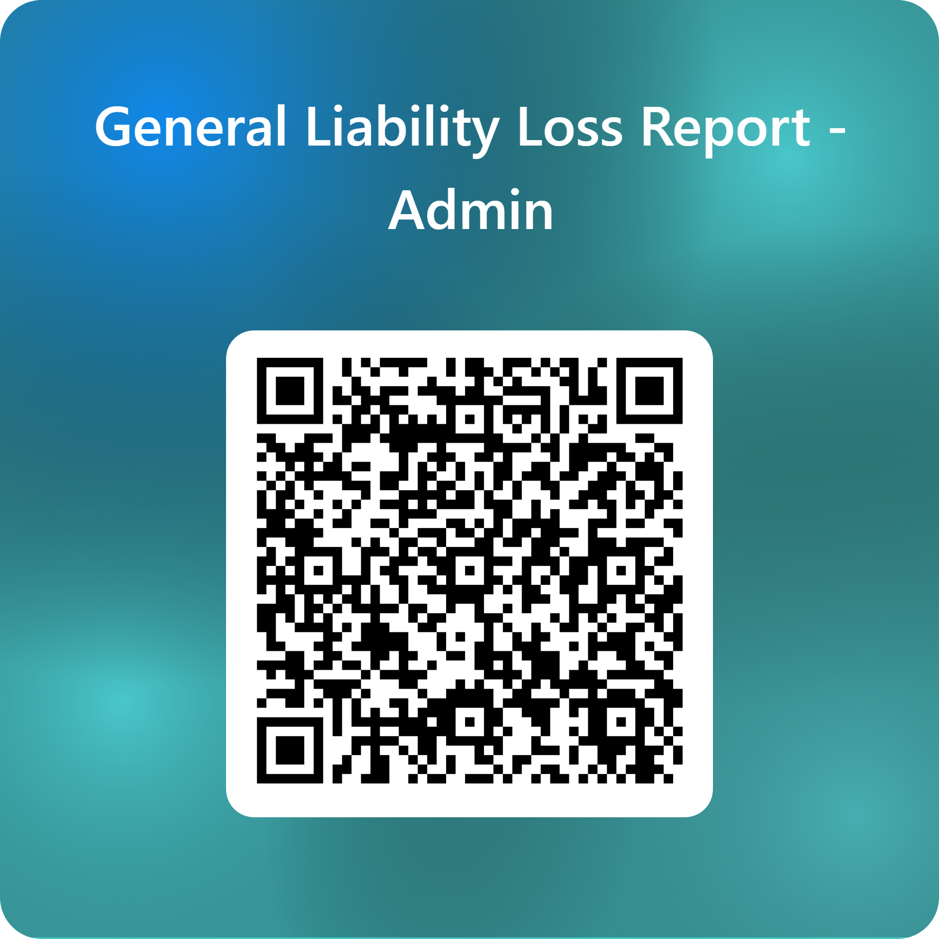 QRCode for General Liability Loss Report - Admin